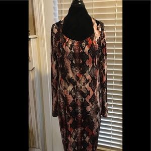 Jennifer Lopez long sleeve dress👗