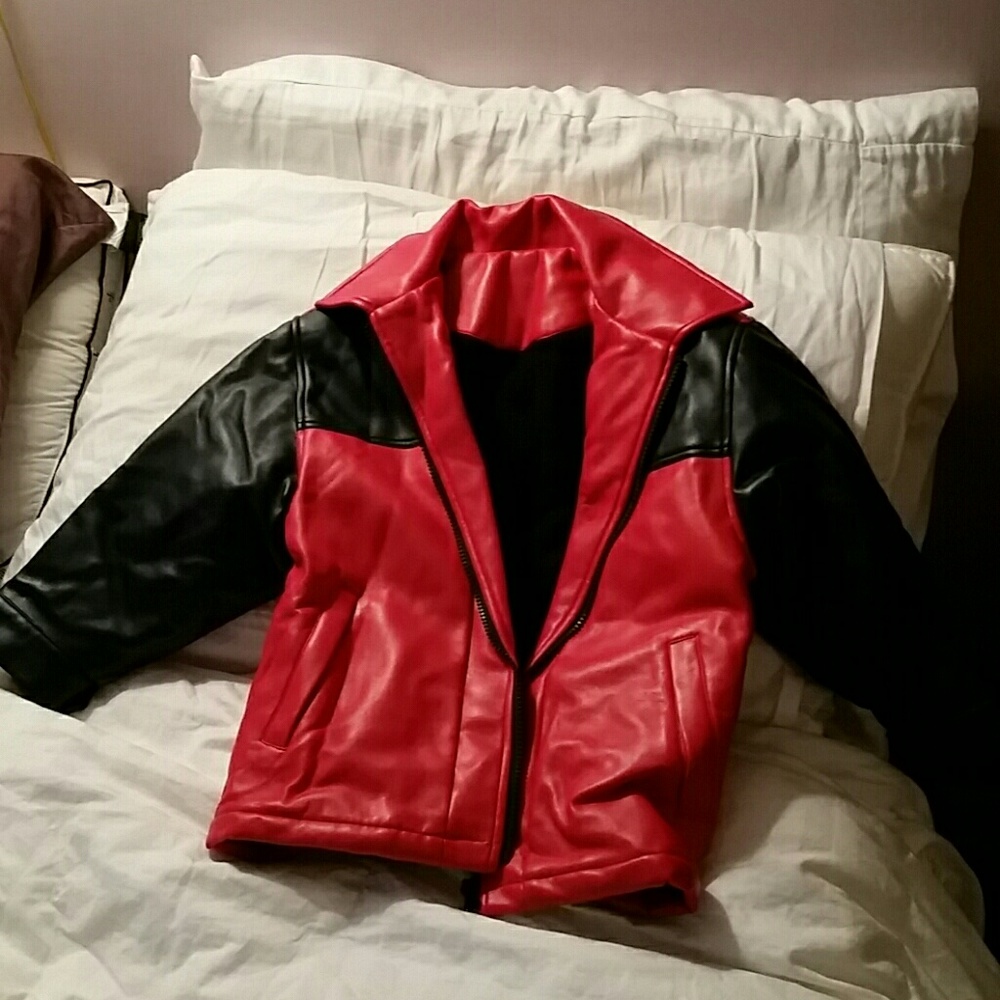 Young Boy's Pleather Jacket