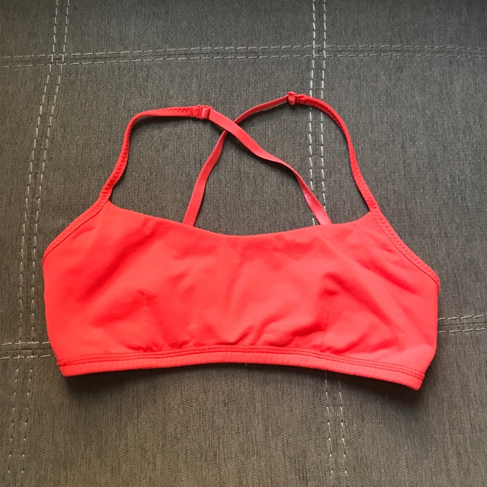 Red Lululemon bra - adjustable xback or regular
