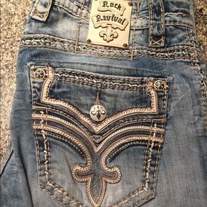 Men's rock revival jeans size 33