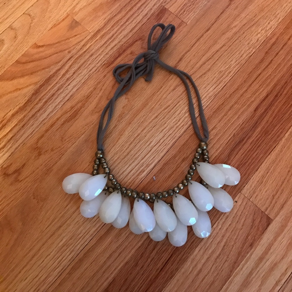 Anthropologie Beaded Statement Necklace