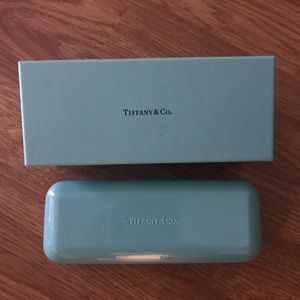 Tiffany glasses case with box.