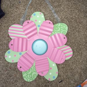 Green and Pink Flower