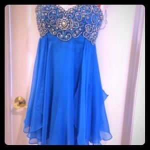 Blue Sherri Hill Dress