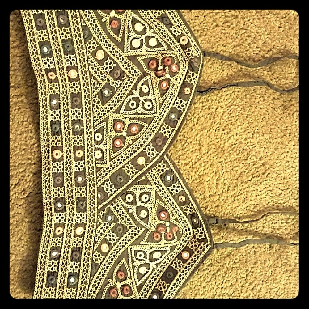 American Eagle Embellished Crop Top