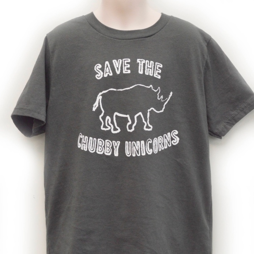 Save the Chubby Unicorns Unisex Youth Child's Tee