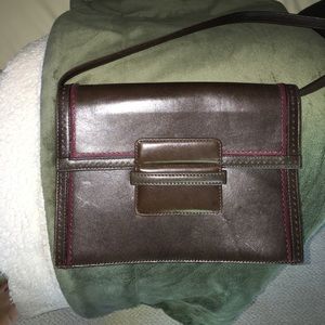J Crew leather handbag