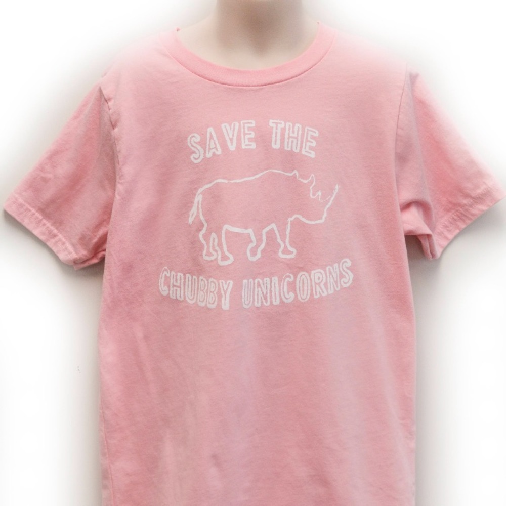 Save the Chubby Unicorns Youth Girl's Tee