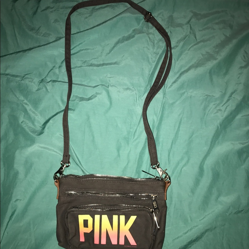 PINK cross body purse