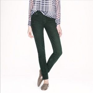 Jcrew corduroy toothpick jeans