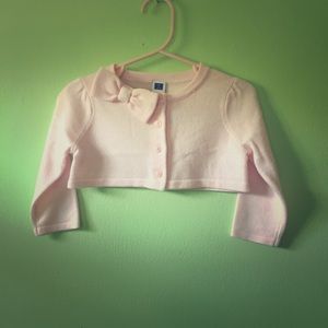 NWT pink Janie & Jack crop sweater