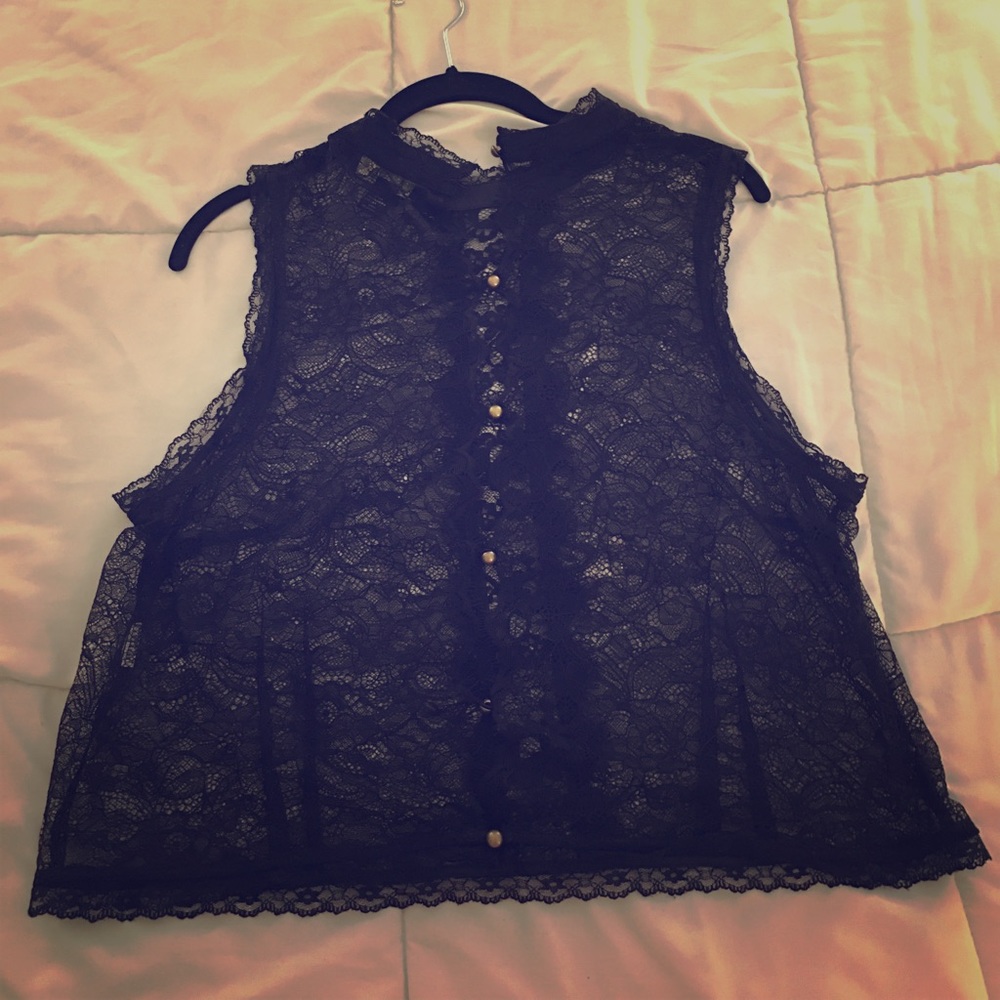 See-through Lace Top