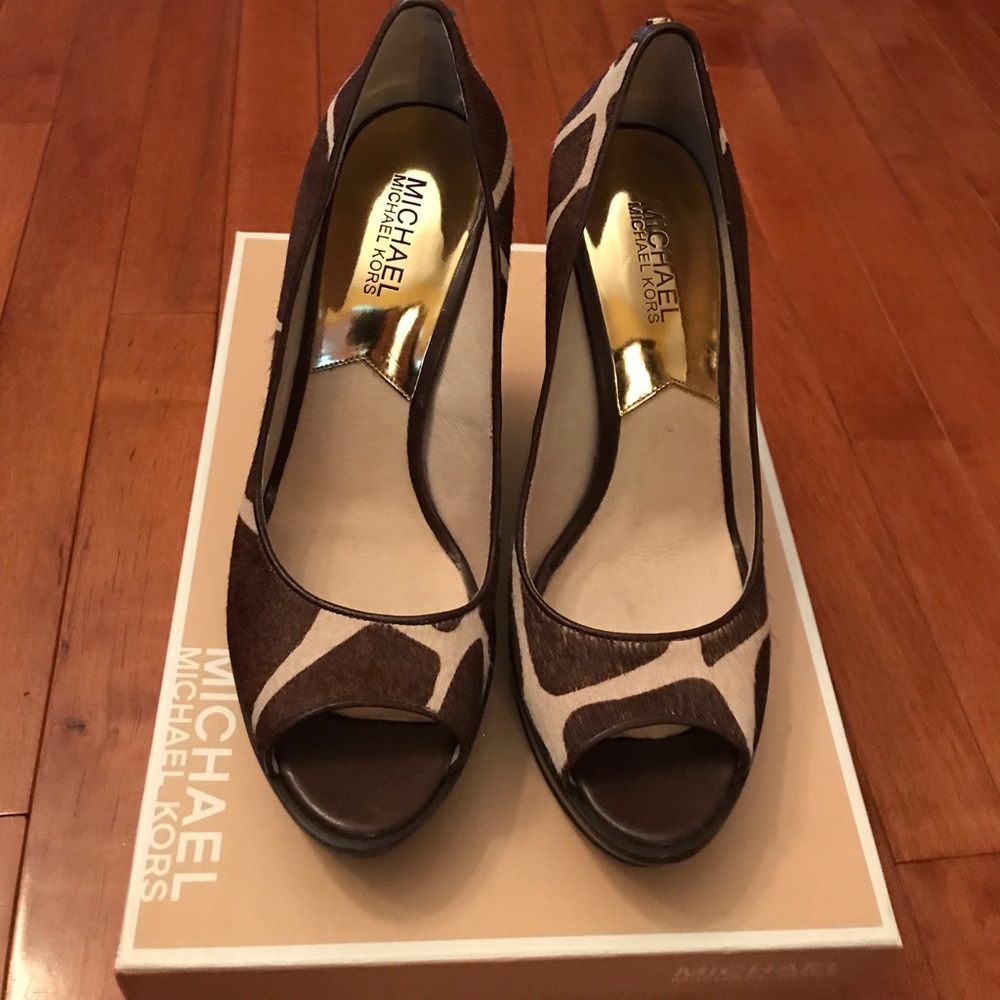 MICHAEL KORS Dalia Platform Wedges!