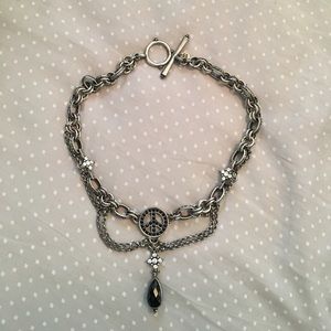 Vintage peace necklace