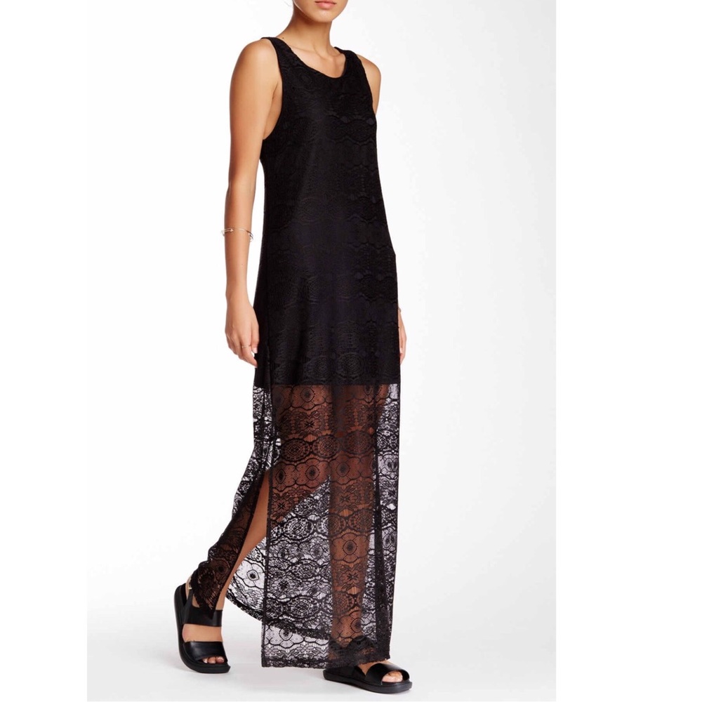 Painted Threads – Lace Maxi Dress
