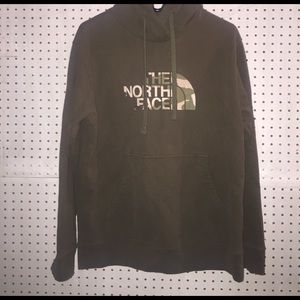 The North Face army green/camp sweatshirt