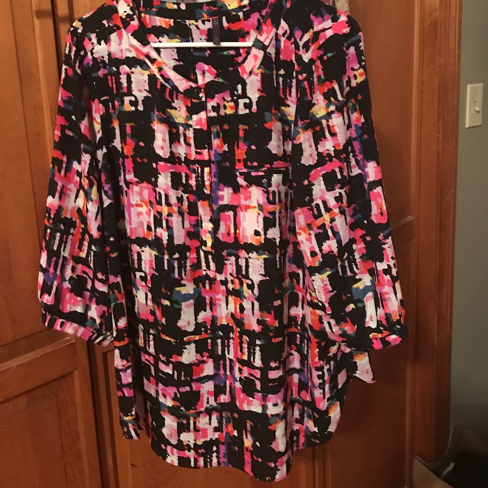 Nydj colorful blouse