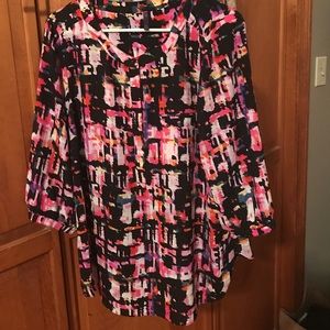 Nydj colorful blouse