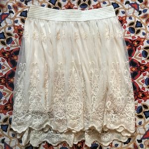 Lace festival skirt