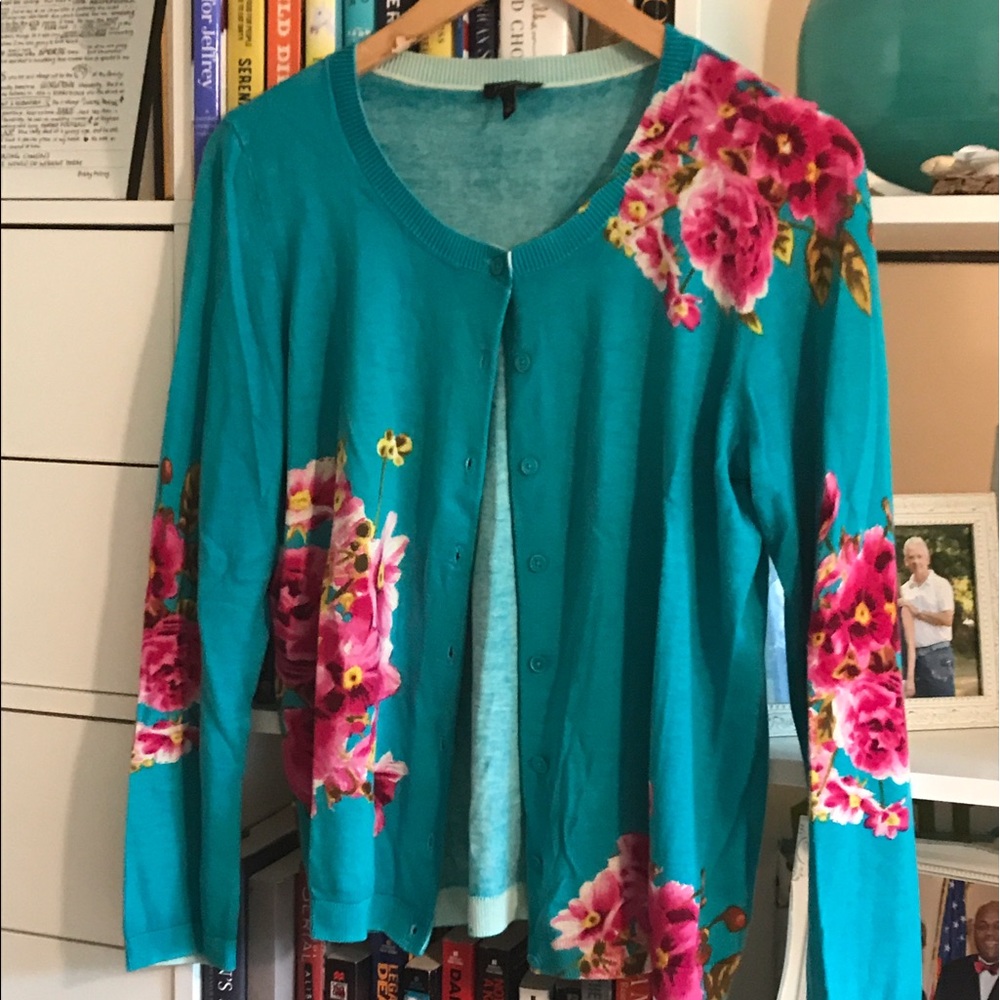 Floral Talbots Cardigan