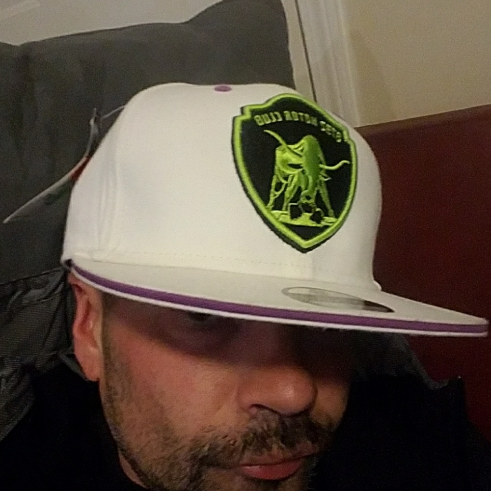 New Era Hash 8732 Motor Club White Fitted Wool Cap