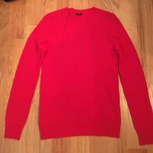 Red J. Crew Sweater