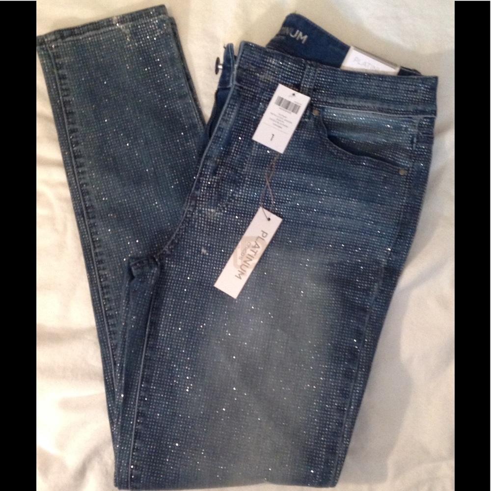 Chico, Metallic Jegging Jean