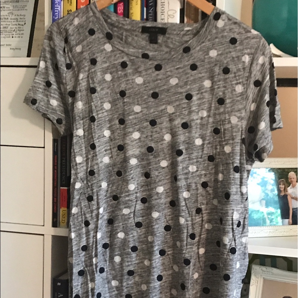 Cute JCrew Polka Dot T-Shirt