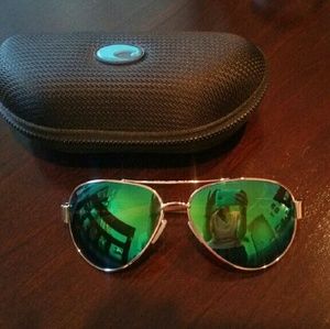 Costa del Mar South Point Sunglass 580P Green Mirr