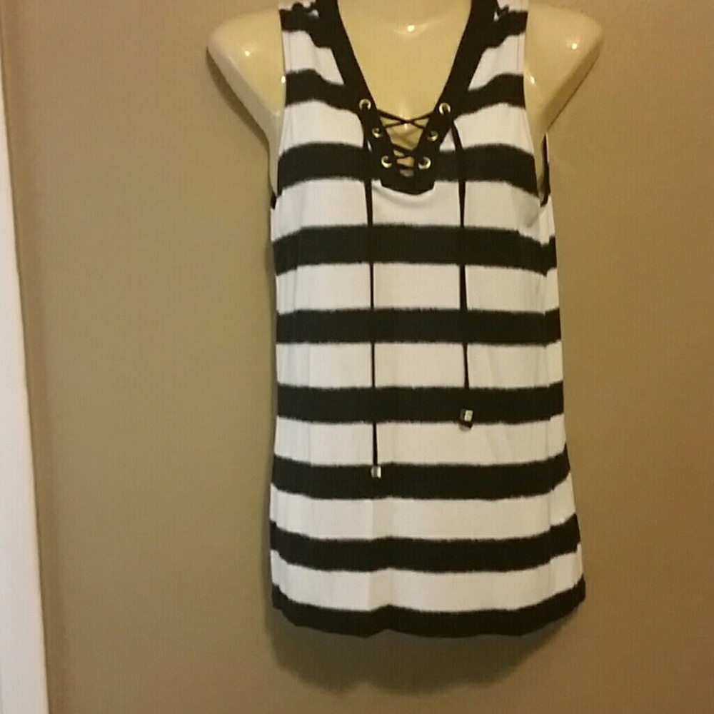 Michael Kors lace up top