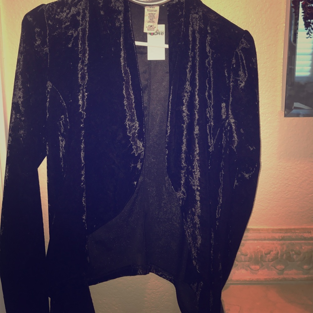 Black cardigan