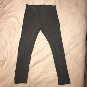 Grey Mid-Calf Leggings