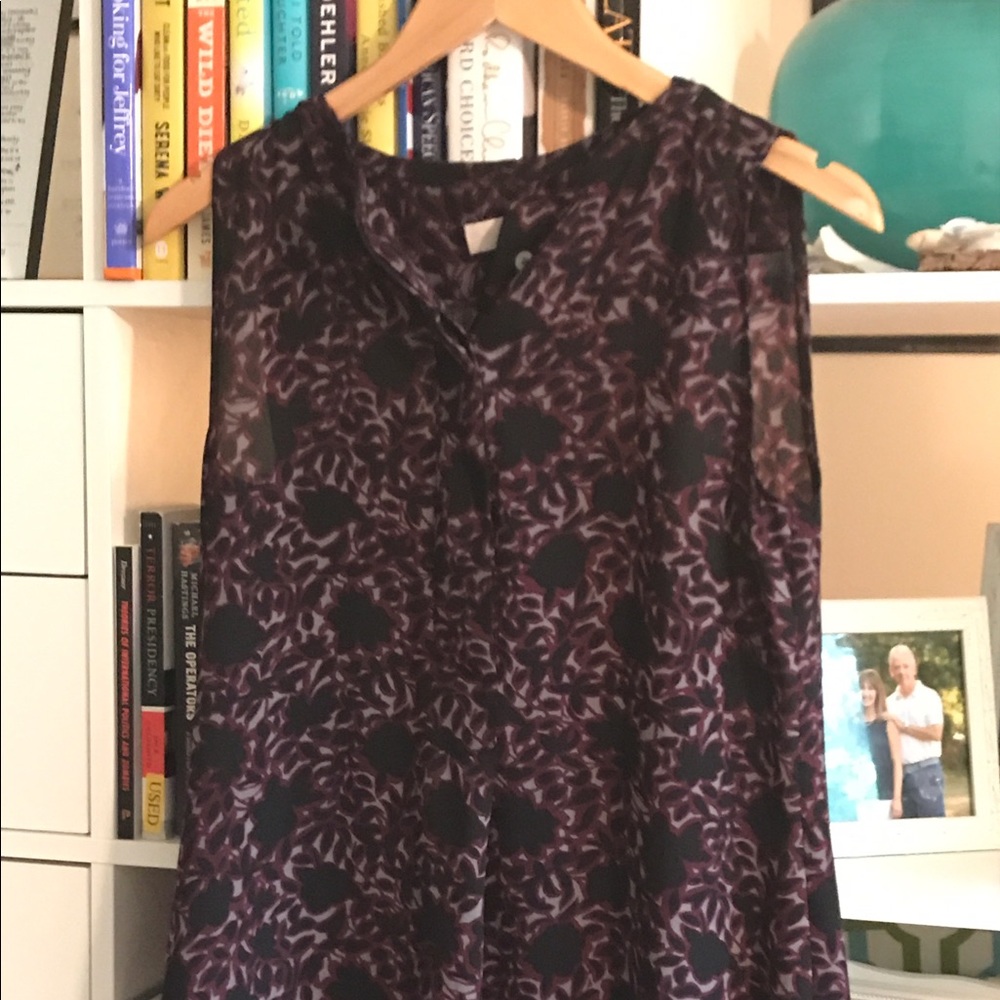 ⚡️FLASH SALE Purple Patterned LOFT Shell