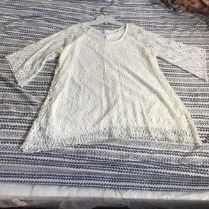 White long sleeve blouse