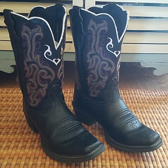 justin girls cowboy boots