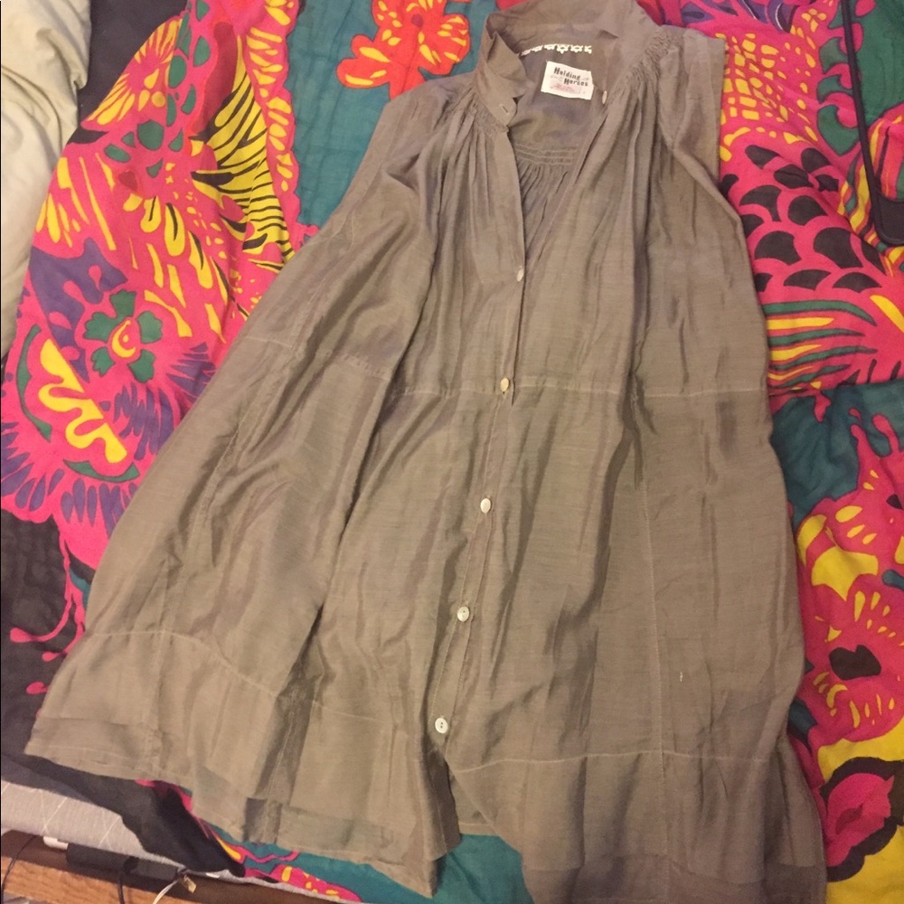 Anthropologie flowy tunic