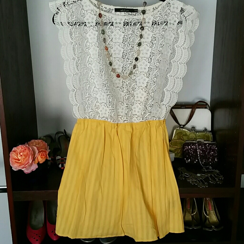 Short ,vibrant summer dress