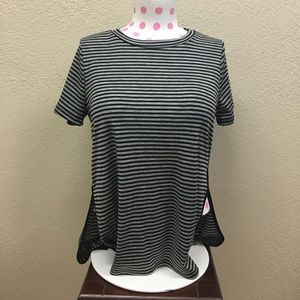 Short sleeve striped tee