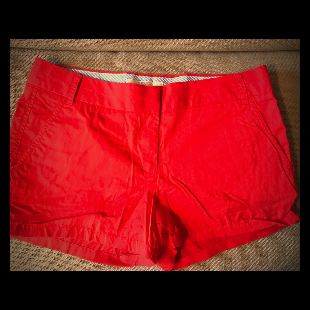 ⚡️FLASH SALE Bright Red JCrew Factory Shorts