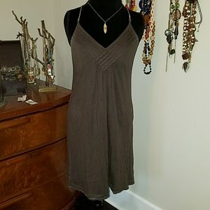 Ruehl suede cord cotton dress