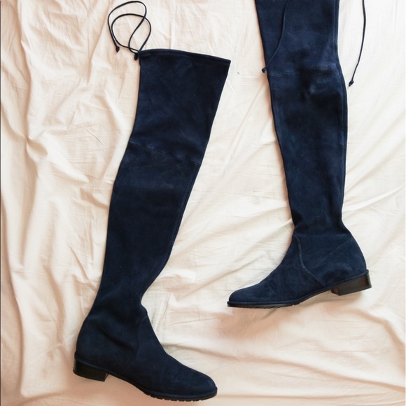 Stuart Weitzman Shoes - Brand new Stuart weitzman lowlands in blue suede