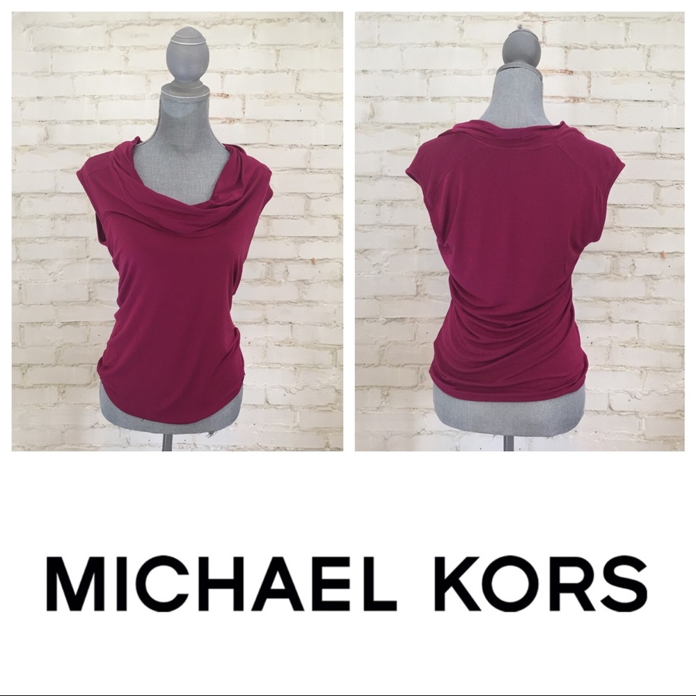 Michael Kors | Sleeveless Blouse | Cranberry | S
