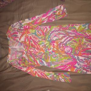lilly pulitzer long sleeve shift dress