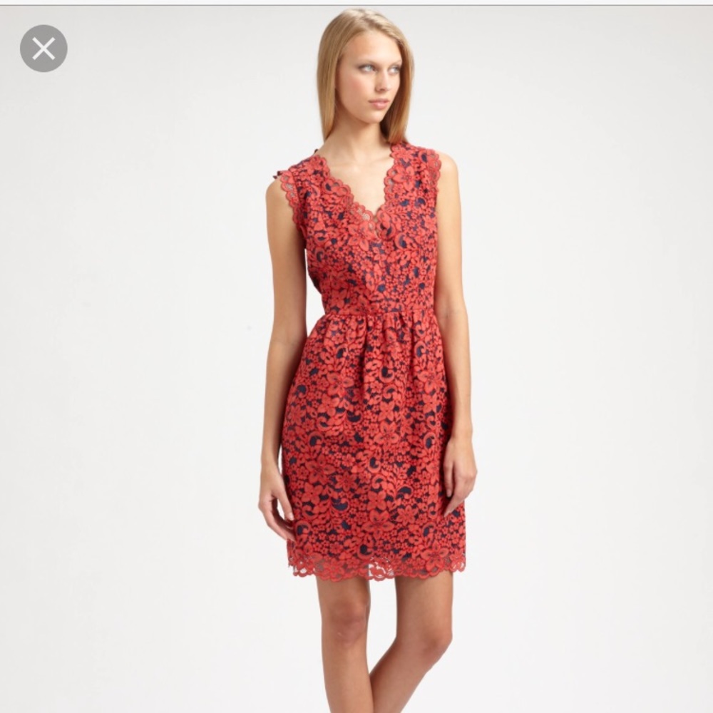 Shoshanna Lace Mini Dress