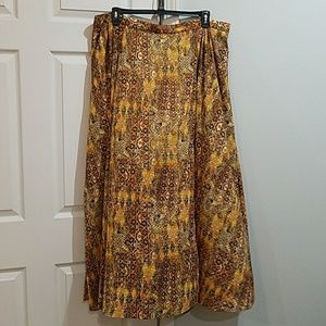Lane Bryant full length skirt