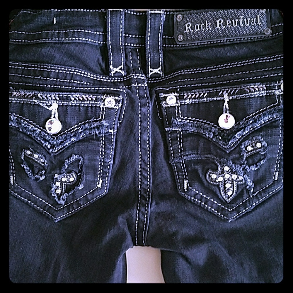 Rock Revival Iselin Skinny black jeans