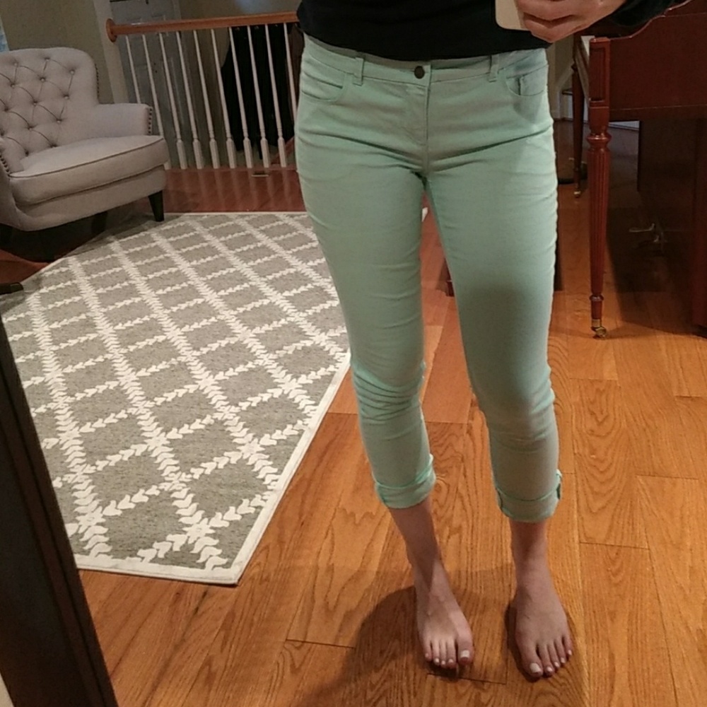Mint Forever 21 jeans