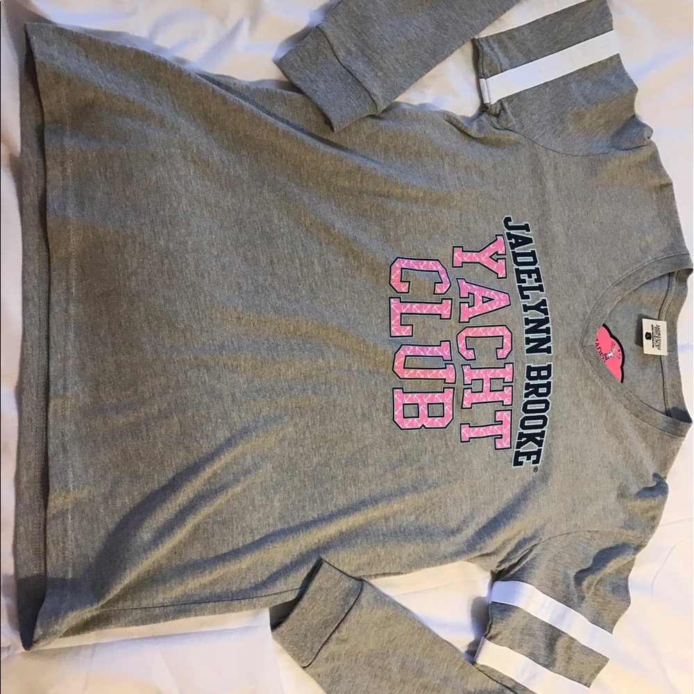 NWT Jadelynn Brooke Yacht Club Long Sleeve Tee