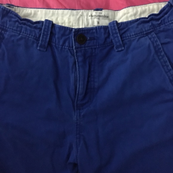 Abercrombie Kids boys blue shorts - Picture 2 of 3