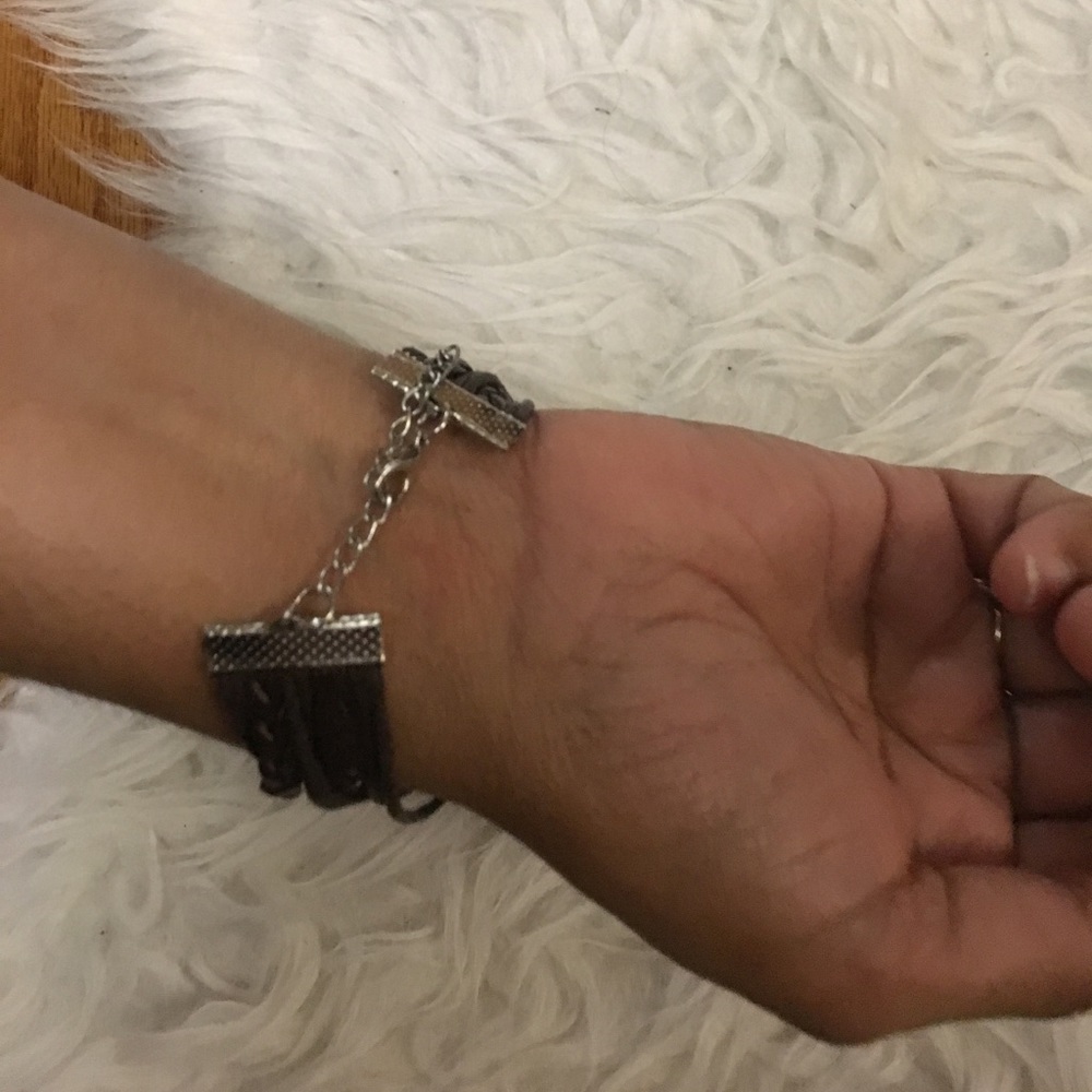 Black Stackable Bracelet - Picture 2 of 4